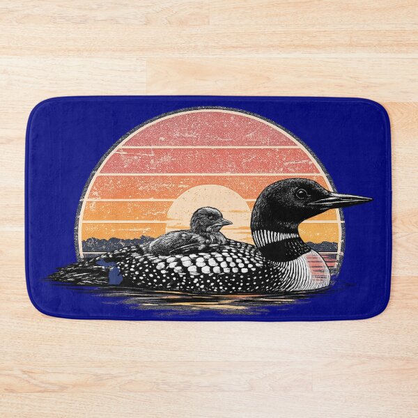 Item preview, Loon Sunset in Michigan | Great Lakes Wildlife designed and sold by FreshWaterWares.