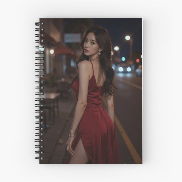 Item preview, Ruby Red Romance – Elegant Night Fashion Poster designed and sold by SEIMEI2025.