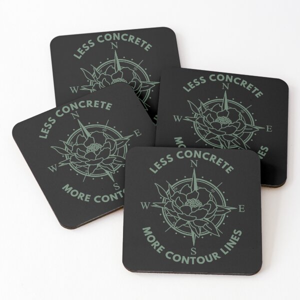 Item preview, Less concrete, more contour lines designed and sold by darshants.