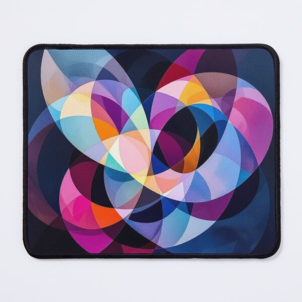 Item preview, Colorful Geometric Overlapping Petals Abstract Art designed and sold by Harmonic_Layers.