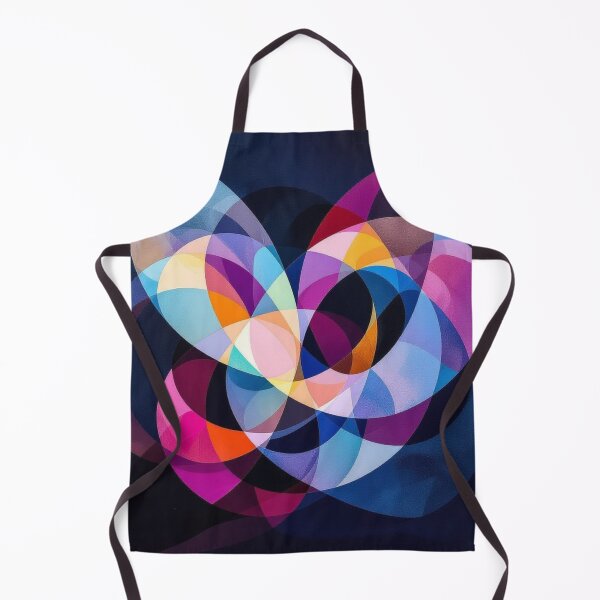 Item preview, Colorful Geometric Overlapping Petals Abstract Art designed and sold by Harmonic_Layers.