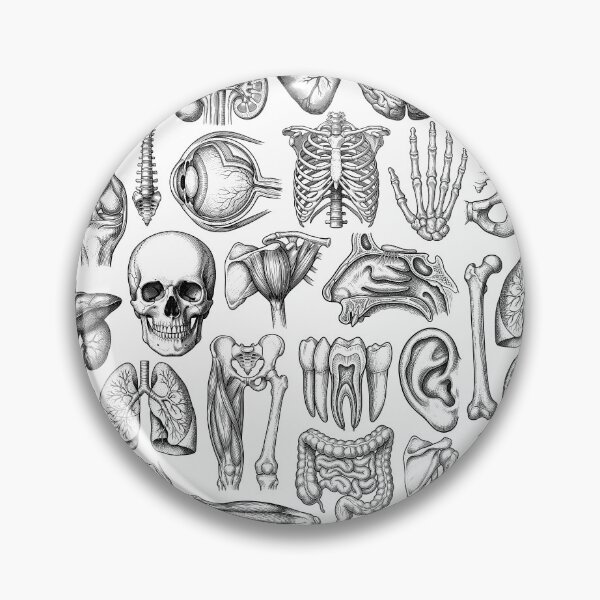 Item preview, Doctor Nurse Human Anatomy Vintage Medical Student Pattern designed and sold by GrandeDuc.