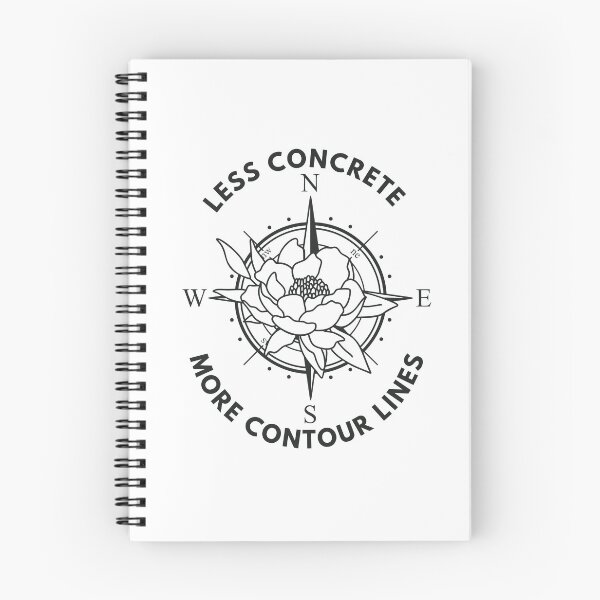 Item preview, Less concrete, more contour lines designed and sold by darshants.