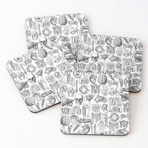 Item preview, Doctor Nurse Human Anatomy Vintage Medical Student Pattern designed and sold by GrandeDuc.