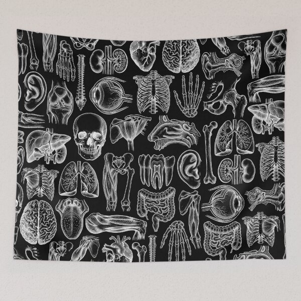 Item preview, Doctor Nurse Human Anatomy Vintage Medical Student Pattern designed and sold by GrandeDuc.