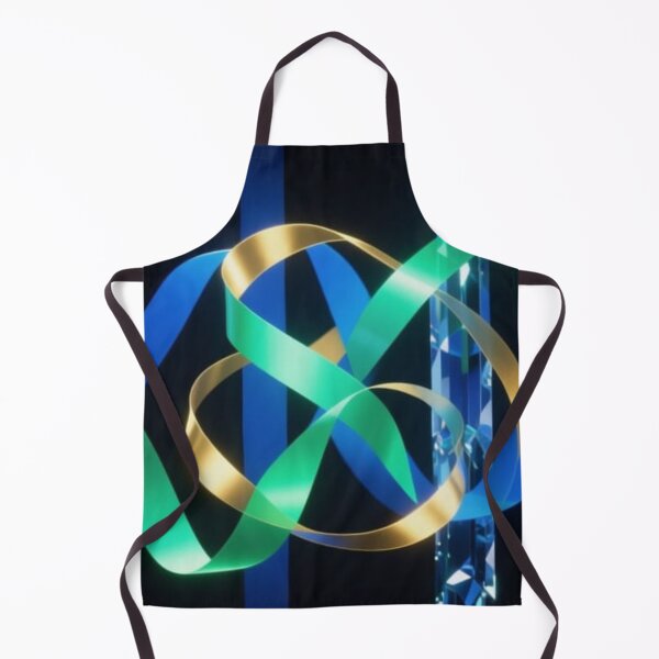 Item preview, 3D Metallic Ribbons and Crystal Pillar Art designed and sold by Harmonic_Layers.
