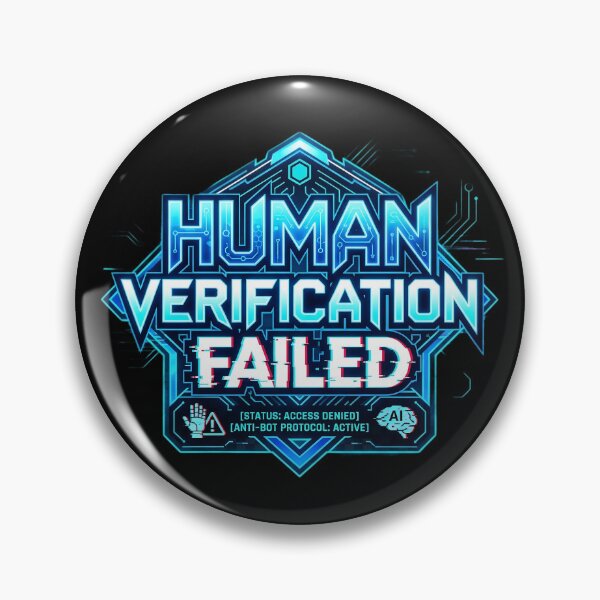 Item preview, Human Verification Failed – Access Denied designed and sold by Bhaskar Digital Art.