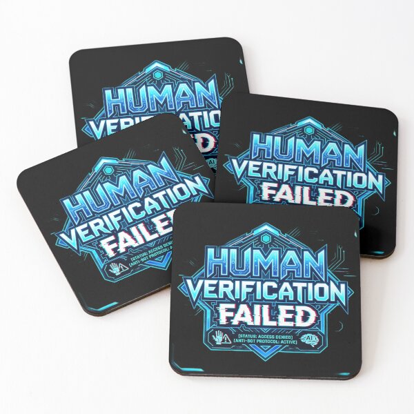 Item preview, Human Verification Failed – Access Denied designed and sold by Bhaskar Digital Art.
