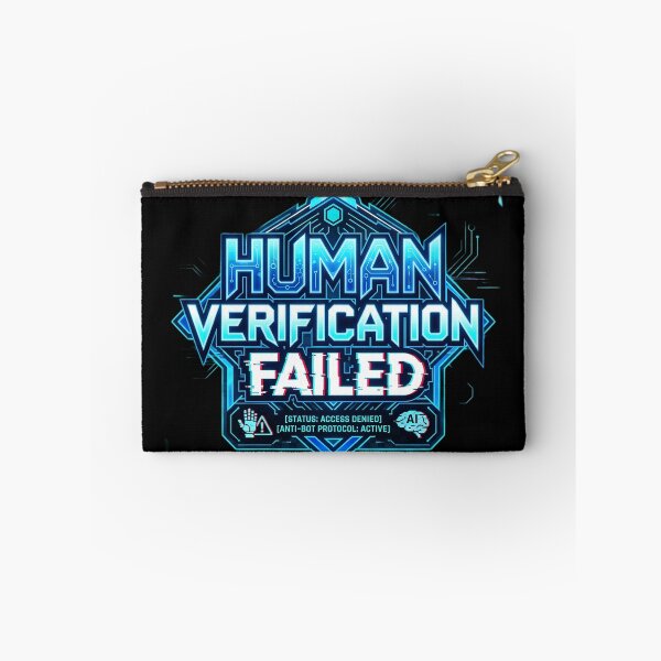 Item preview, Human Verification Failed – Access Denied designed and sold by Bhaskar Digital Art.