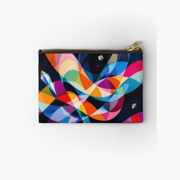 Item preview, Vibrant Prism Geometric Swirl Abstract Art designed and sold by Harmonic_Layers.