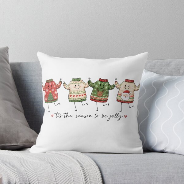 Item preview, Cute Christmas Sweater Characters designed and sold by madebymayberry.