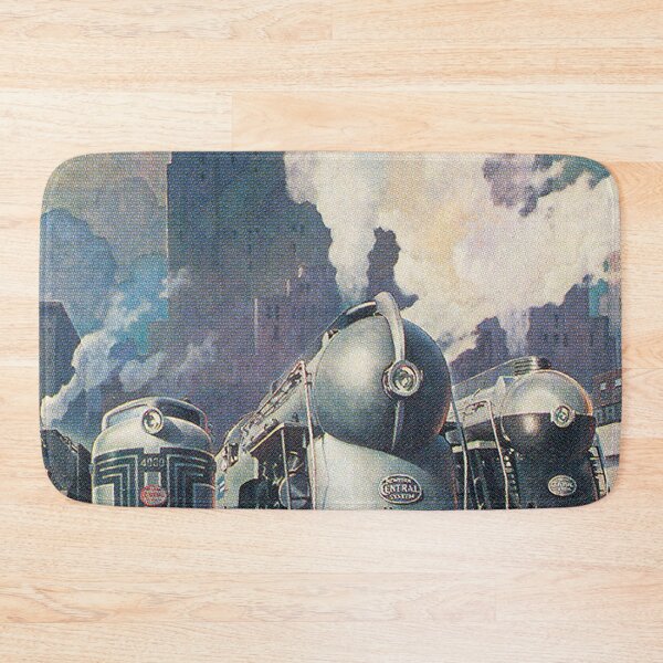 Item preview, Vintage Art Deco Train New York City designed and sold by walterswan.