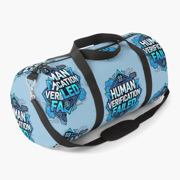 Item preview, Human Verification Failed | Cyberpunk AI Access Denied Design designed and sold by Bhaskar Digital Art.