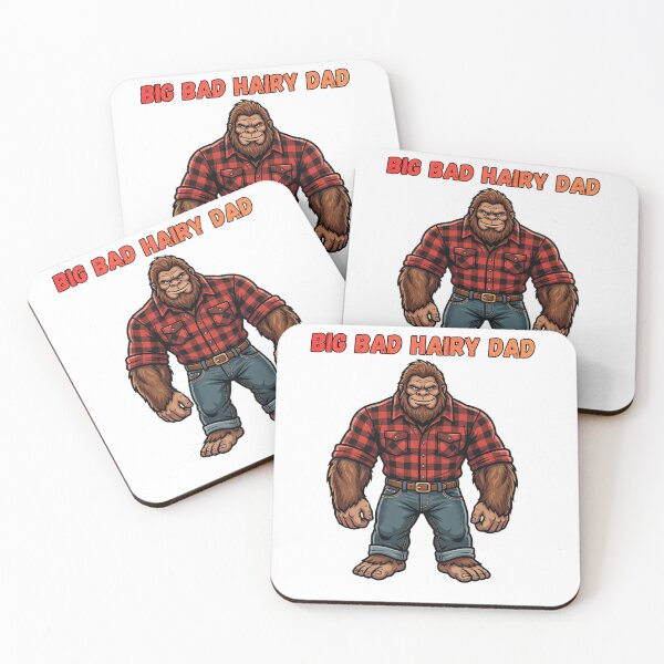 Item preview, Big Daddy Bigfoot - Cryptidcore Fatherhood as a Big Hairy Man designed and sold by Spank My Yeti.