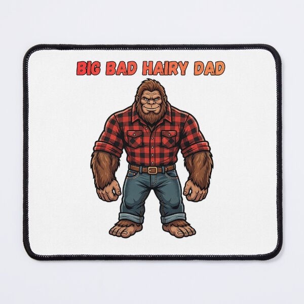 Item preview, Big Daddy Bigfoot - Cryptidcore Fatherhood as a Big Hairy Man designed and sold by Spank My Yeti.