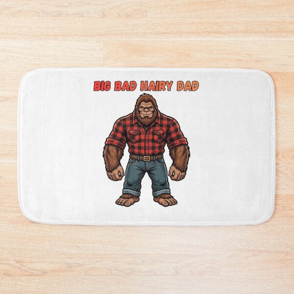 Item preview, Big Daddy Bigfoot - Cryptidcore Fatherhood as a Big Hairy Man designed and sold by Spank My Yeti.