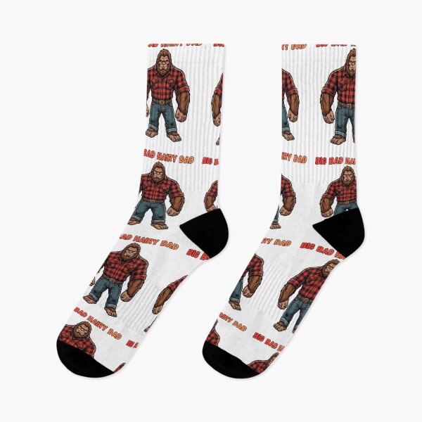 Item preview, Big Daddy Bigfoot - Cryptidcore Fatherhood as a Big Hairy Man designed and sold by Spank My Yeti.