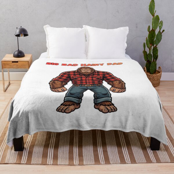 Item preview, Big Daddy Bigfoot - Cryptidcore Fatherhood as a Big Hairy Man designed and sold by Spank My Yeti.