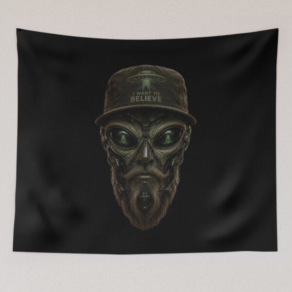 Item preview, RESIDENT ALIEN designed and sold by ALL ART .