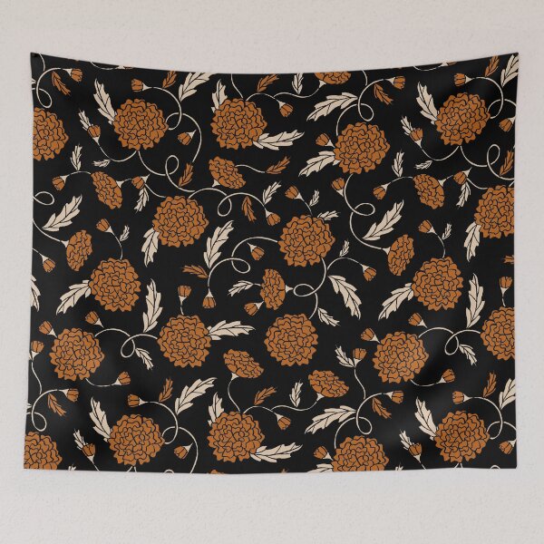 Item preview, Marigold · Mexican flower background designed and sold by dacoparo.