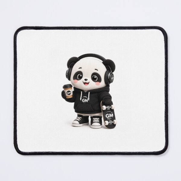 Item preview, Code Panda Developer Mascot Sticker | Cute Programmer Plush Kawaii Sticker` designed and sold by Chinnibujji.
