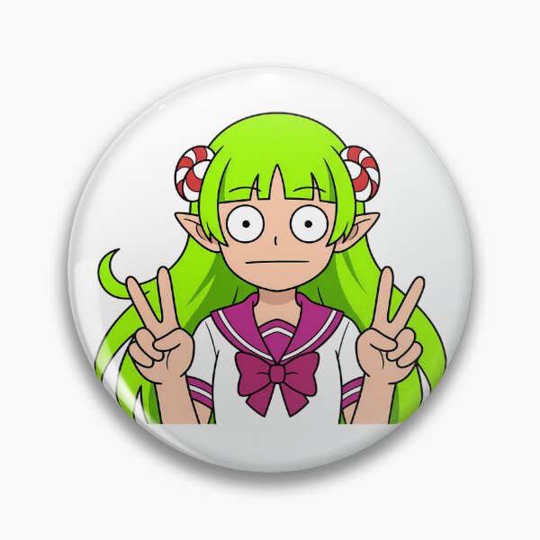 Item preview, Clara Valac Iruma Kun Green Hair School Uniform Peace designed and sold by earlobejerk.