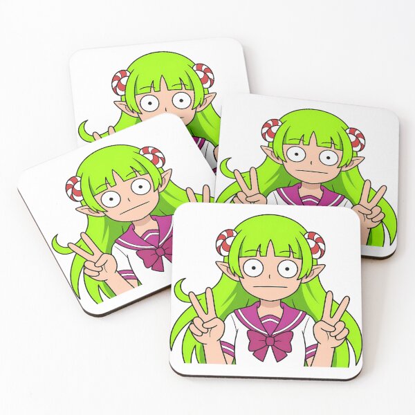 Item preview, Clara Valac Iruma Kun Green Hair School Uniform Peace designed and sold by earlobejerk.