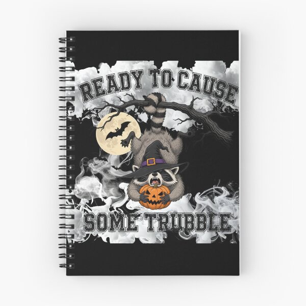 Item preview, Ready To Cause Some Trubble Raccoon Witch designed and sold by NSB-Design.