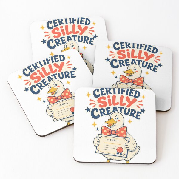 Item preview, Certified Silly Creature – Cute Funny Goose designed and sold by sabily.