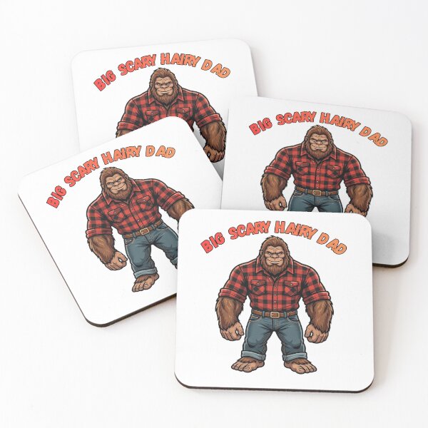 Item preview, Big Daddy Bigfoot - Cryptidcore Fatherhood as a Big Hairy Man designed and sold by Spank My Yeti.