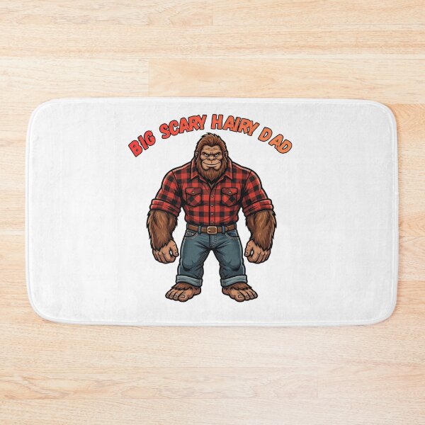 Item preview, Big Daddy Bigfoot - Cryptidcore Fatherhood as a Big Hairy Man designed and sold by Spank My Yeti.