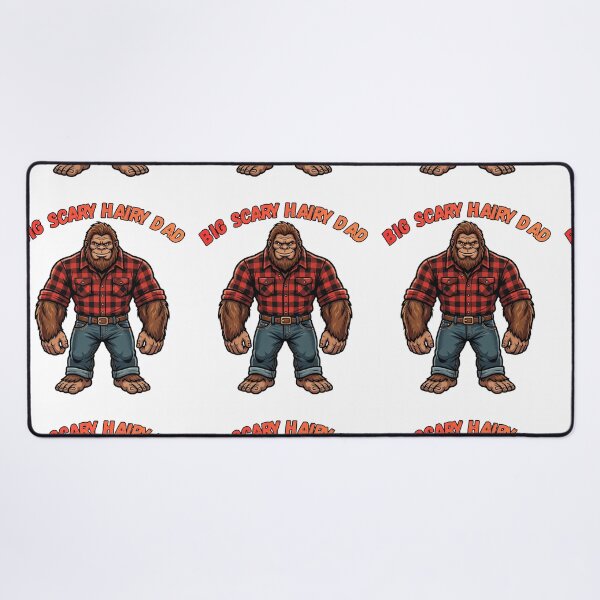 Item preview, Big Daddy Bigfoot - Cryptidcore Fatherhood as a Big Hairy Man designed and sold by Spank My Yeti.