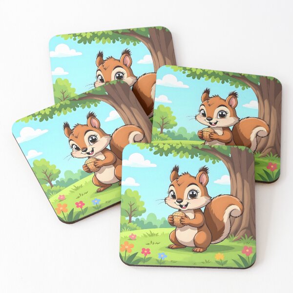 Item preview, Cute Squirrel in Beautiful Forest designed and sold by Pim-Crystal.