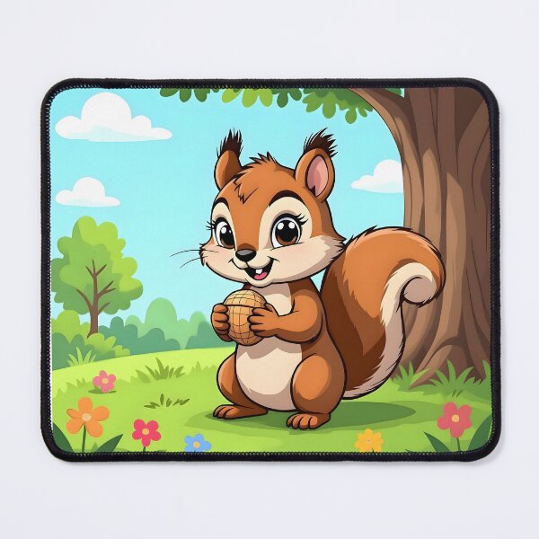 Item preview, Cute Squirrel in Beautiful Forest designed and sold by Pim-Crystal.
