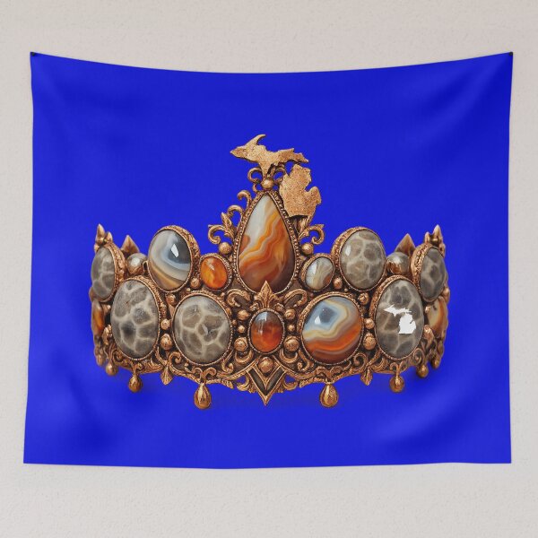 Item preview, Copper Country Crown | Upper Peninsula Artwork designed and sold by FreshWaterWares.