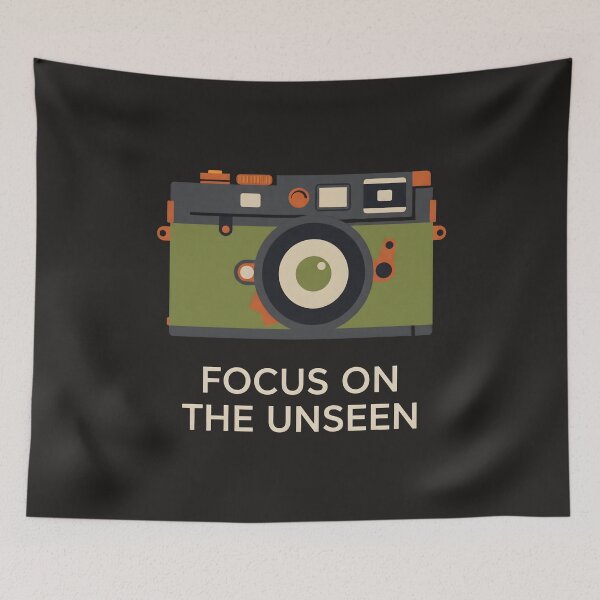 Item preview, Focus On The Unseen Vintage Rangefinder Retro Photography designed and sold by SplashTastic.