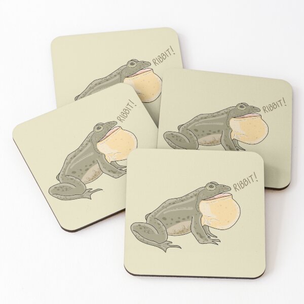 Item preview, Frog Ribbit Bullfrog Cottagecore Goblincore Illustration designed and sold by LeshanArt.