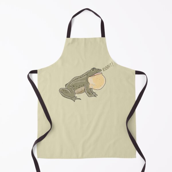 Item preview, Frog Ribbit Bullfrog Cottagecore Goblincore Illustration designed and sold by LeshanArt.