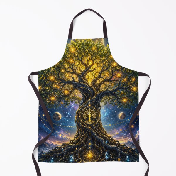 Item preview, Sacred Tree of Life Cosmic Illustration Design designed and sold by MystiColo.