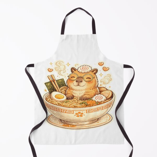 Item preview, Cute Hamster Eating Ramen Noodles | Kawaii Japanese Food Animal Design for Hamster Lovers & Foodies designed and sold by ArtByTripti.