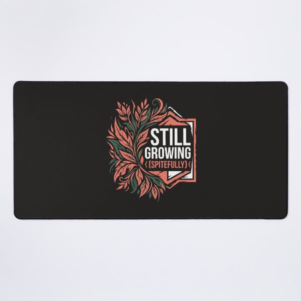 Item preview, Still Growing Spitefully Botanical Typography Retro Floral designed and sold by SplashTastic.