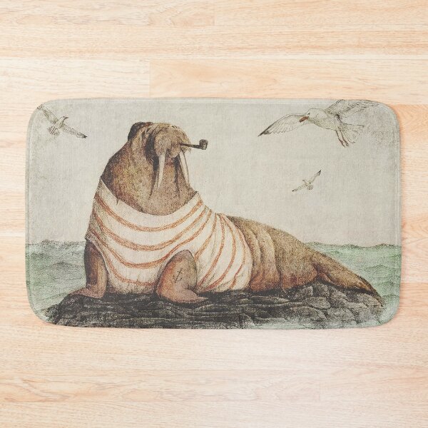 Item preview, Vintage Walrus Sailor Pipe Ocean designed and sold by chaddillard.