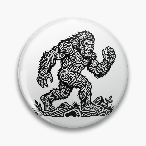 Item preview, Neo Tribal Bigfoot - New Age Sasquatch Cryptidcore Design designed and sold by Spank My Yeti.
