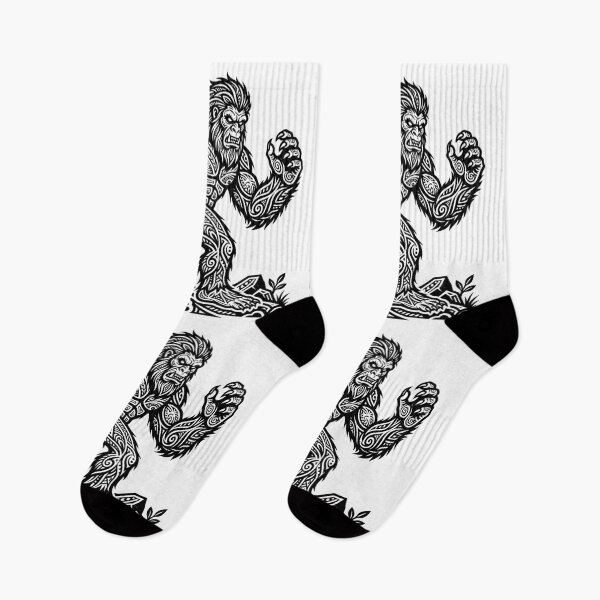 Item preview, Neo Tribal Bigfoot - New Age Sasquatch Cryptidcore Design designed and sold by Spank My Yeti.