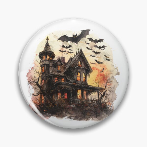 Item preview, Bat Castle | Bat | Cute Gothic Wildlife Art designed and sold by Mandayartstudio.