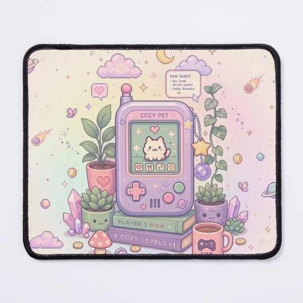 Item preview, Cozy Pixel Art Gaming Vibes / Kawaii Retro Console & Virtual Pet Aesthetic designed and sold by LunaStoreArt.
