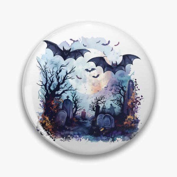 Item preview, Bat Castle | Bat | Cute Gothic Wildlife Art designed and sold by Mandayartstudio.