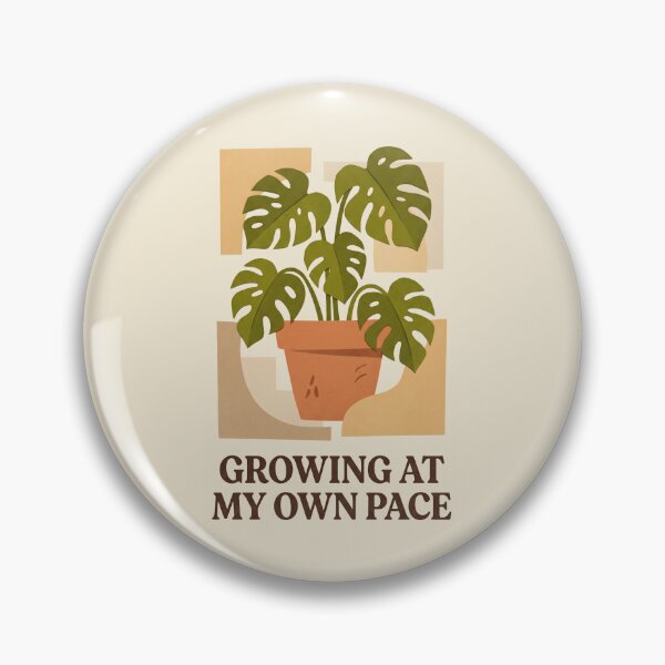 Item preview, Growing At My Own Pace Monstera Terracotta Plant Parent designed and sold by SplashTastic.
