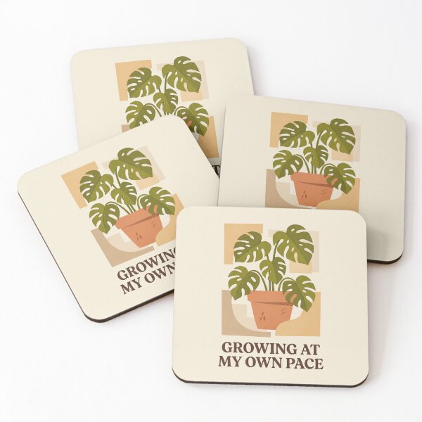 Item preview, Growing At My Own Pace Monstera Terracotta Plant Parent designed and sold by SplashTastic.
