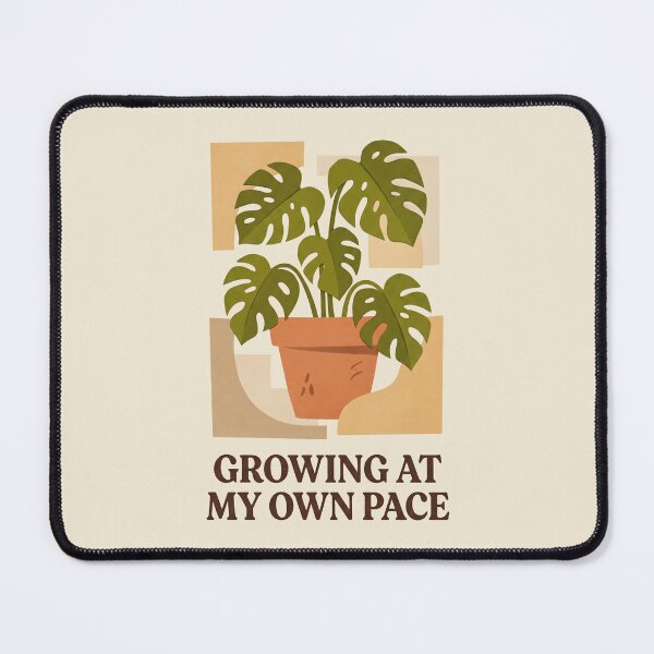 Item preview, Growing At My Own Pace Monstera Terracotta Plant Parent designed and sold by SplashTastic.
